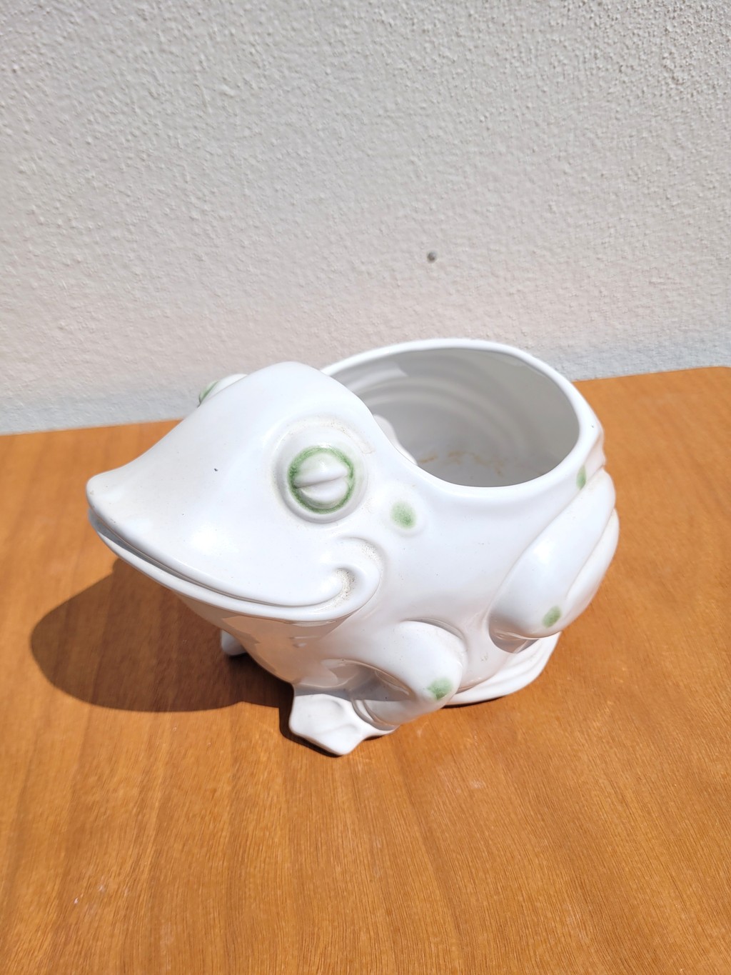 Cache pot grenouille en céramique Italy 05
