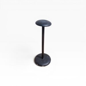 Porte chapeau en bois tourné noir 06
