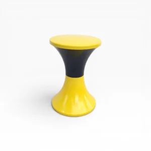 Tabouret Tam Tam siglé jaune noir Massonnet Stamp 1 01
