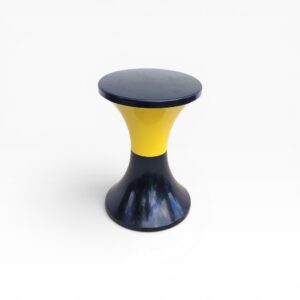 Tabouret Tam Tam siglé jaune noir Massonnet Stamp 2 01