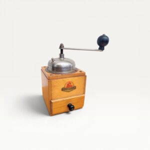 Moulin à café Zassenhaus en bois vintage 06