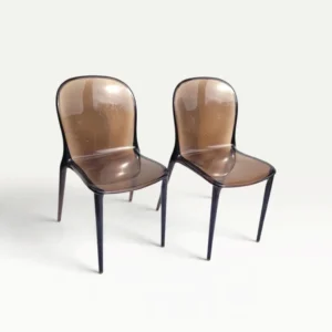 paire de chaises thalya kartell par patrick jouin 07